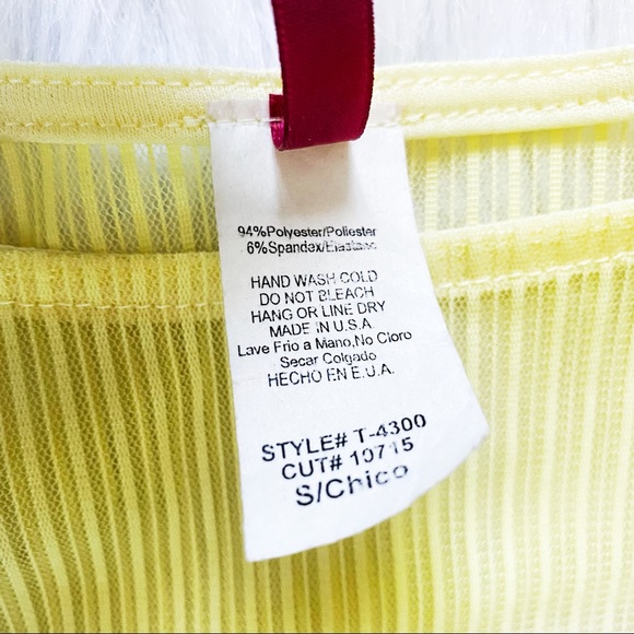 🔴4/$25 codigo neon yellow long sleeve crop top - Picture 5 of 7